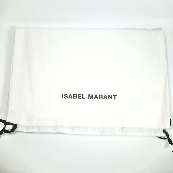 New Isabel Marant Tan Totam Shearling Wedge Boots Size 37EU/7US - Picture 8 of 8